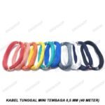 Kabel Tunggal Kawat NYA 0.5mm 0.5 mm Warna Bread Proto Project Board PCB Jumper Male BreadBoard - Image 3