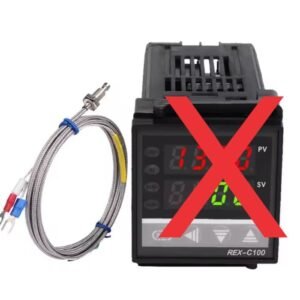 Thermocouple Type Tipe K Probe M6 Drat Kasar 1 M Meter 1m Thermo Couple Temperature Sensor Suhu - Image 3