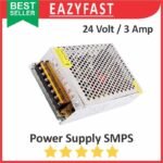 PSU SMPS DC 24V 3A Power Supply Switching 24 V Volt 3 A Ampere Adaptor Trafo Jaring Regulator Daya