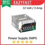 PSU SMPS DC 12V 3A Power Supply Switching 12 V Volt 3 A Ampere Adaptor Trafo Jaring Regulator Daya