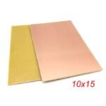 PCB Polos 10x15 10x15cm Single Layer Side Sisi Papan FR4 Fiber - Image 2