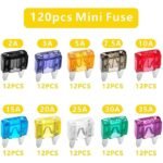 Fuse Blade Mini Set 120 Pcs Sekring Tancap Motor Kecil Kit Box Paket - Image 2