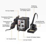 Solder Uap Soldering Station Dual 2in1 Service HP Heat Hot Blower - Image 3