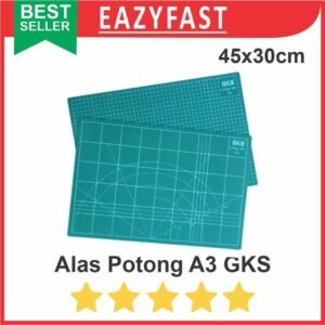 Cutting Mat Pad A3 Papan Alas Potong Cutter Work Green 45x30 cm GKS
