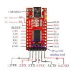 Modul USB to Serial TTL Converter FTDI FT232RL FT232 FT 232 RL UART DTR RTS RST CTS RX TX Adapter Arduino RS232 RS 232 Module - Image 6
