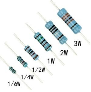 Resistor R 1.5 K 1.5K R1.5K R1K5 1K5 1500 Ohm 1/4 Watt Metal Film Biru - Image 4