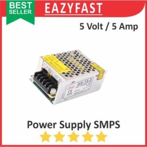 PSU SMPS DC 5V 5A Power Supply Switching 5 V Volt 5 A Ampere Adaptor Trafo Jaring Regulator Daya