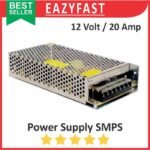 PSU SMPS DC 12V 20A Power Supply Switching 12 V Volt 20 A Ampere Adaptor Trafo Jaring Regulator Daya