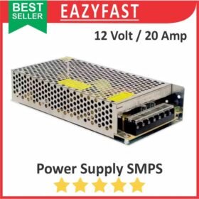 PSU SMPS DC 12V 20A Power Supply Switching 12 V Volt 20 A Ampere Adaptor Trafo Jaring Regulator Daya