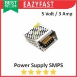 PSU SMPS DC 5V 3A Power Supply Switching 5 V Volt 3 A Ampere Adaptor Trafo Jaring Regulator Daya
