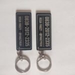 Gantungan Kunci Motor Mobil Nomor Custom Nama No Ganci Plat Akrilik 6 - Image 2