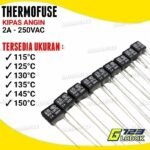 Thermofuse Kotak Kipas 130 C 130C 2A 3A 2 3 A Thermal Thermo Fuse - Image 3