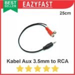 Kabel Jack Audio Aux 3.5mm Male to RCA Female Extender Extension Cable