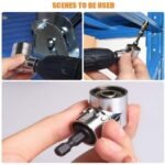 Adapter Mata Bor Obeng Hex Shank Siku Belok L Angle Extension Socket - Image 3