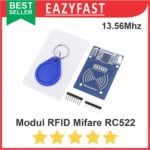 Modul RFID Mifare RC522 RC 522 Kartu RF ID 13.56Mhz Card Tag Read Scan Reader ESP Arduino Compatible Module