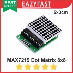 Modul LED Dot Matrix MAX7219 1x 8x8 Running Text Display ESP Arduino Compatible Max 7219 Driver