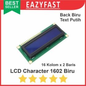 Modul LCD Display Charcacter 1602 16x2 Blue Backlight LED Biru Putih ESP Arduino Compatible Module