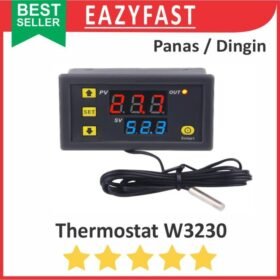 Modul Thermostat Digital W3230 AC 220V 220 V Volt Controller Otomatis Suhu Panas Dingin W 3230 PV SV