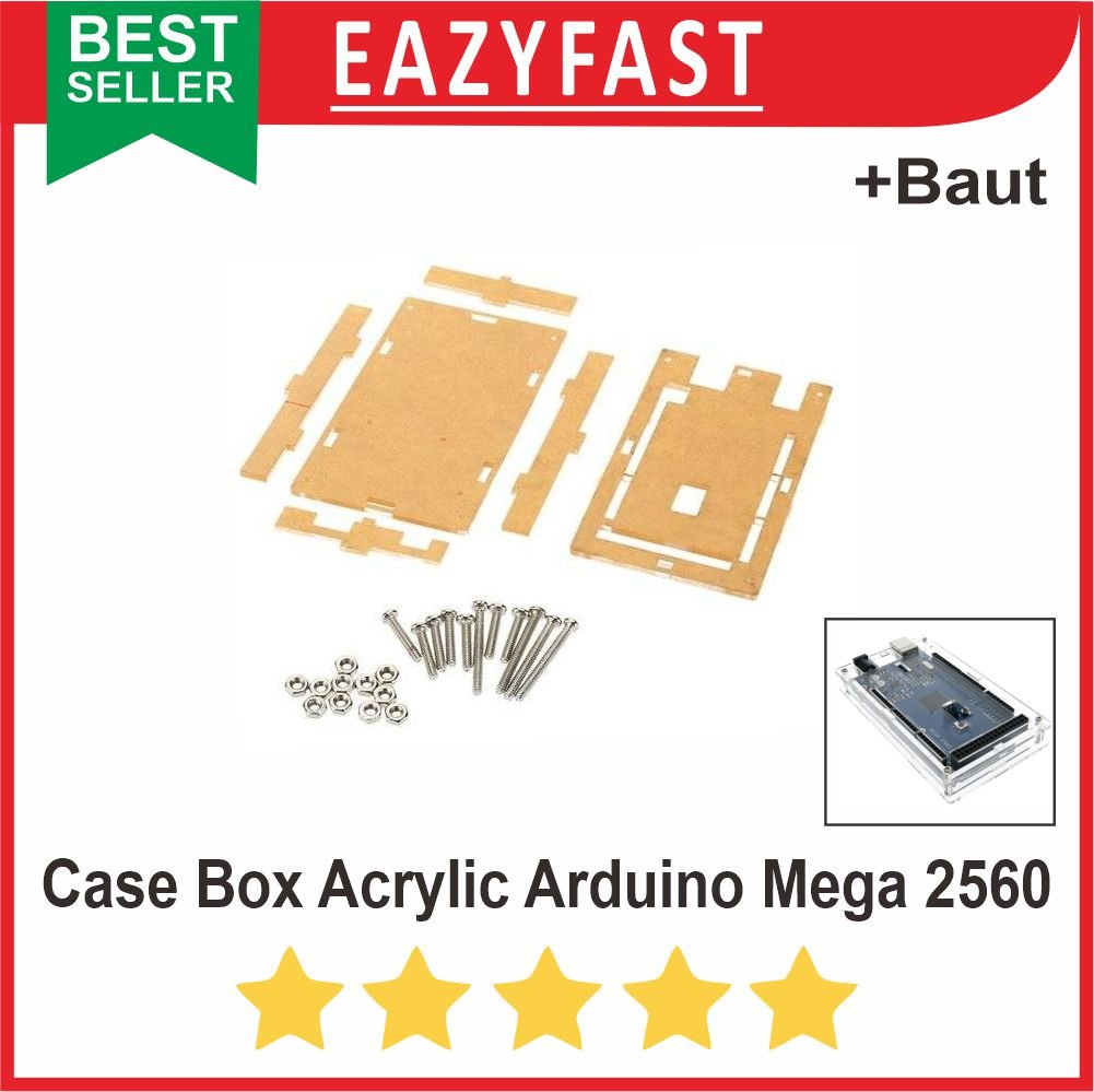 ginee_20250910140832482_3808848586.jpg Casing Box Kotak Akrilik Acrylic Case Arduino Mega 2560 Compatible - Image 1