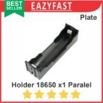 Case Kotak Rumah Tempat Dudukan Baterai 18650 Isi 1 Cell Port x1 1x Paralel Plat Casing Battery Holder 3.7V 3.7 V Volt - Image 2
