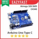 Arduino Uno R3 Compatible USB Type C Atmega 328 SMD CH340 Atmega328