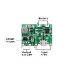 Modul J5019 Combo 2in1 TP4056 MT3608 USB Type C Mini UPS Charger Lithium 18650 Step Up Boost Module - Image 2