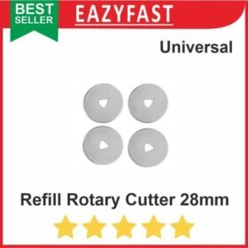 Refill Isi Mata Rotary Cutter Kecil 28mm Kater Kulit Vinyl Roda Putar