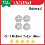Refill Isi Mata Rotary Cutter Kecil 28mm Kater Kulit Vinyl Roda Putar - Image 4