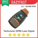 Tachometer Digital Alat Ukur RPM Meter Laser Rotation Speed