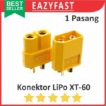 Konektor Baterai LiPo XT60 XT 60 Male Female Jack Socket Banana Plug 1 Pasang Pair Socket Battery RC Connector Li-Po XT-60