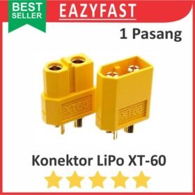 Konektor Baterai LiPo XT60 XT 60 Male Female Jack Socket Banana Plug 1 Pasang Pair Socket Battery RC Connector Li-Po XT-60