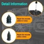 Baut Skrup Karet Tambal Ban Motor Mobil Tubeless Tubles Skrup Paku - Image 3