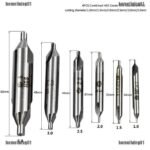 Mata Bor Center Centre Drill Bit Pointer HSS Titik Tengah Set 6 pcs - Image 3