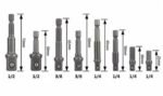 Adapter Mata Bor Obeng Hex Shank 1/4 Kunci Shock Sock Sok Set 8 Pcs - Image 2