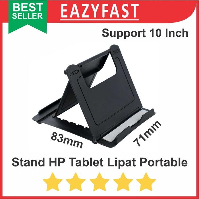ginee_20250923095957097_2184531052.jpeg Stand Holder HP Tablet Portable Lipat Slim Tipis Dudukan Tab Mount - Image 1
