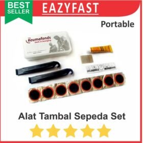 Alat Tambal Ban Set Tool Kit Portable Kotak Repair Kit Sepeda Lengkap
