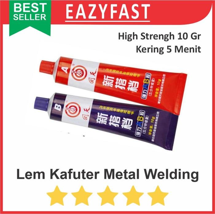 ginee_20250923101328771_5155210755.jpeg Lem Epoxy Campur AB Kafuter 10g Plastic Steel Glue Dempul Besi Tambal - Image 1