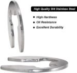 Snap Ring Set Klip Spi E C Clip Circlip 120 Pcs Snapring Kit Stainless - Image 3