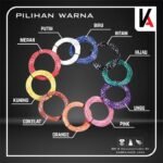 Kabel Bintik 1x 0.5mm Serabut Tunggal Warna 1 x 0.5 0,5 mm Motor Mobil - Image 2