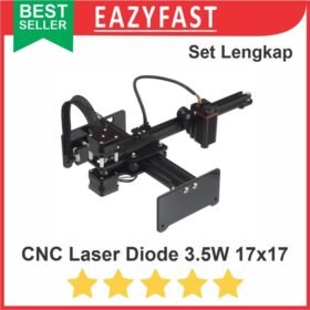 Mesin CNC Laser 3.5W 3500mw Engraver Engraving Cutting Ukir Kayu Kulit