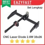 Mesin CNC Laser Engraver Engraving Cutting Ukir Kayu Kulit 2.5W 2500mw