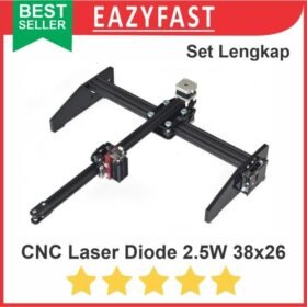Mesin CNC Laser Engraver Engraving Cutting Ukir Kayu Kulit 2.5W 2500mw