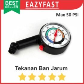 Tire Pressure Gauge Alat Cek Ukur Tekanan Angin Ban Analog Motor Mobil