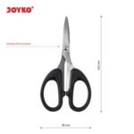 Gunting Joyko Kecil SC-828 SC828 Potong Kertas Tajam Stainless Scissor - Image 2