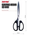 Gunting Joyko Besar Jumbo SC-848 SC848 Potong Kertas Tajam Stainless - Image 3