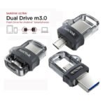 Flashdisk Sandisk 32GB 32 GB Dual OTG M3 Micro USB 3 3.0 FD Flash Disk - Image 2
