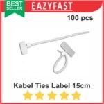 Cable Kabel Ties Label Tulis Tie Marker 15cm 150mm Tali Ikat Name Tag