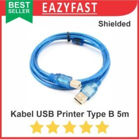 Kabel USB Printer 5m 5 m meter Extender Extension Male Female Type B