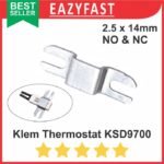 Klem Bracket Thermostat KSD9700 Socket Jepit Sensor Suhu Bimetal Clamp