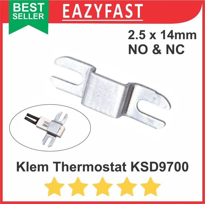 ginee_20250924103420901_7140086036.jpeg Klem Bracket Thermostat KSD9700 Socket Jepit Sensor Suhu Bimetal Clamp - Image 1